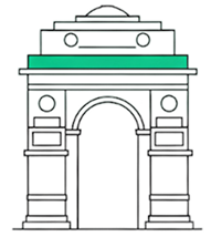 Illustration of India Gate — neato places verified staff across Delhi, Gurgaon, Noida, Ghaziabad and Faridabad